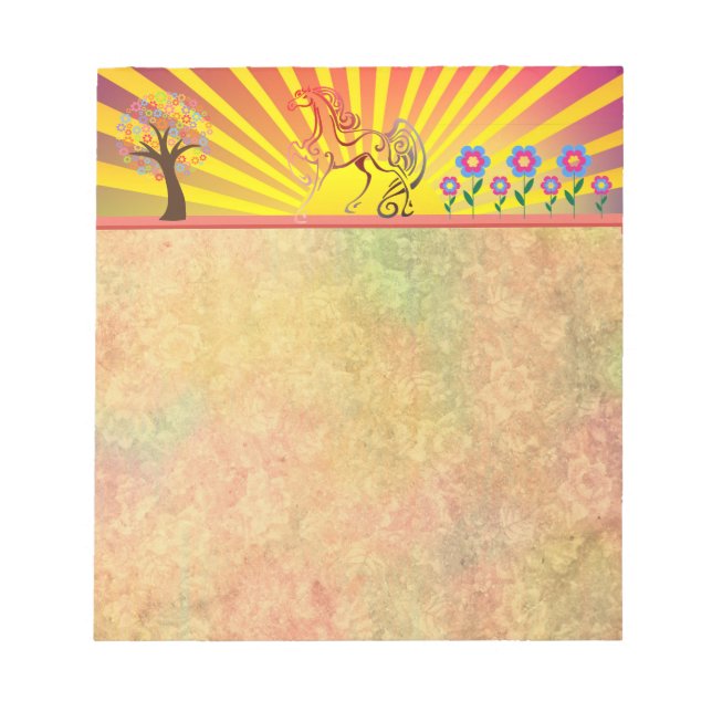 Horse Tails Notepad (Front)