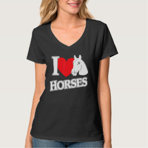 Horse Tee For Women Men Mum Dad Sister Brother