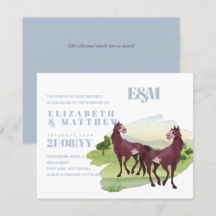 Horse Themed Country Western Rustic Wedding