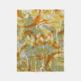 Horse Toile Fleece Blanket