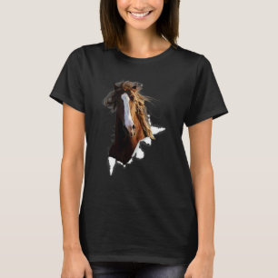 Horse Torn Cloth   For Animal T-Shirt