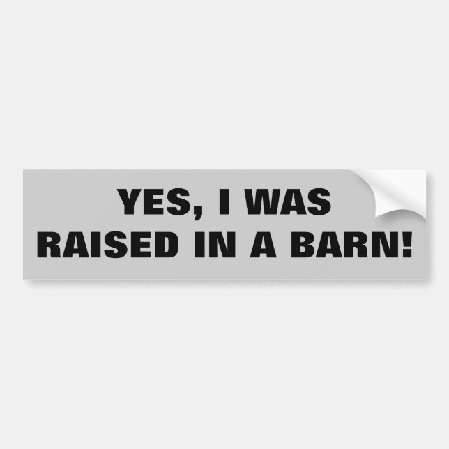 Horse Trailer Bumper Sticker (Front)
