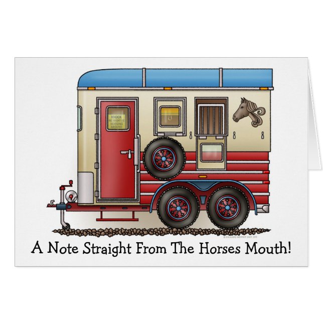 Horse Trailer Camper (Front Horizontal)
