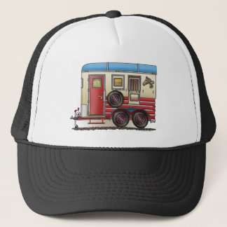 Horse Trailer Camper Trucker Hat