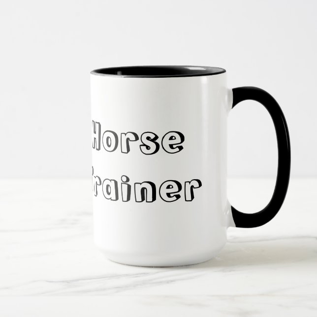 Horse Trainer Logo Mug (Right)
