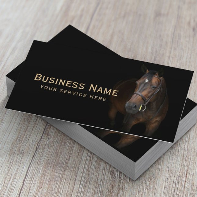 Horse Training Equestrian Horseback Riding Equine Business Card (Creator Uploaded)
