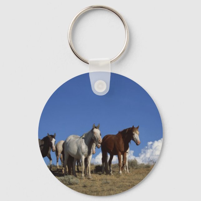 Horse Trio Key Ring (Front)