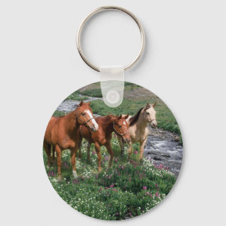 Horse Trio Keychain
