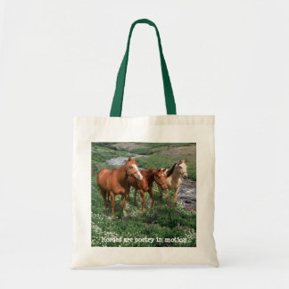 Horse Trio Tote Bag