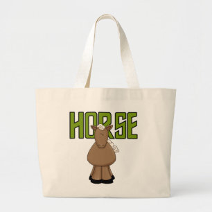 Horse Tshirts and Gifts Large Tote Bag