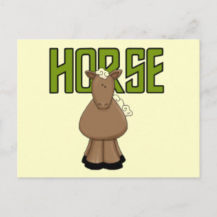 Horse Tshirts and Gifts Postcard