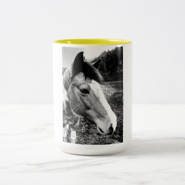Horse Two-Tone Coffee Mug (Center)