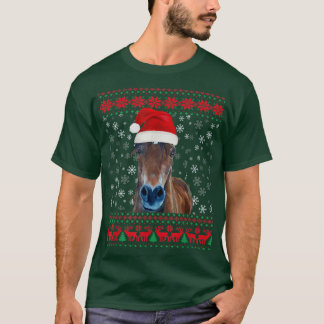 Horse Ugly Christmas Sweater Lover 