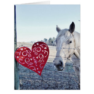 HORSE Valentine heart