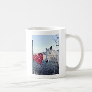 HORSE Valentine heart Coffee Mug