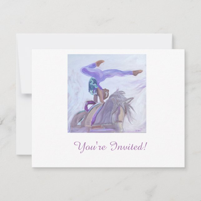 Horse Vaulting Invitation (Front)