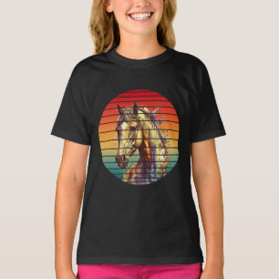 horse vintage abstract style T-Shirt