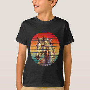 horse vintage abstract style T-Shirt