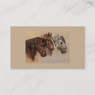 Horse Vintage Business Card