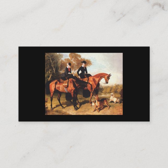 Horse Vintage Business Card (Front)