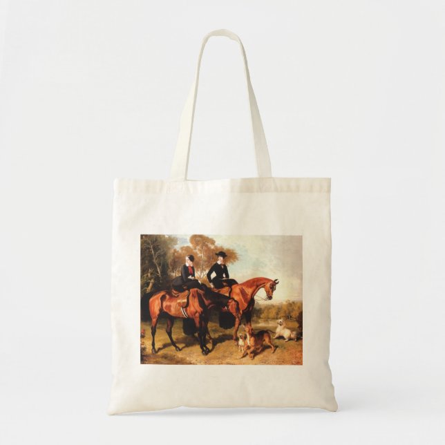 Horse Vintage Tote Bag (Front)