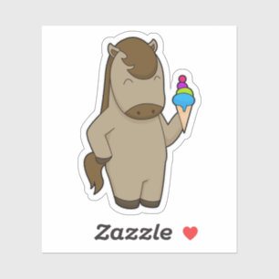 Horse Waffle ice cream