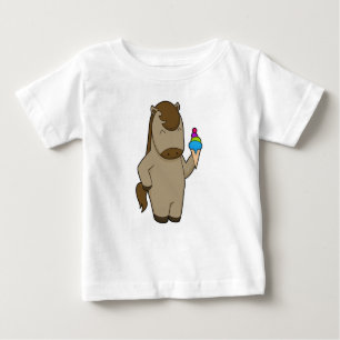 Horse Waffle ice cream Baby T-Shirt