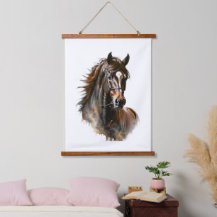 horse wall hanging tapestry animals horses
