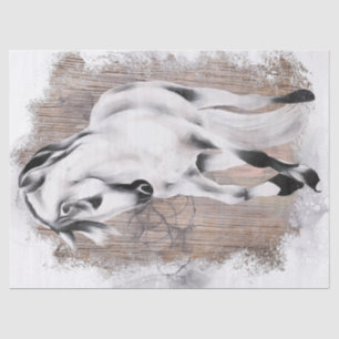 Horse Watercolor Tissue Paper