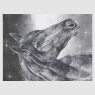 Horse Watercolor Tissue Paper