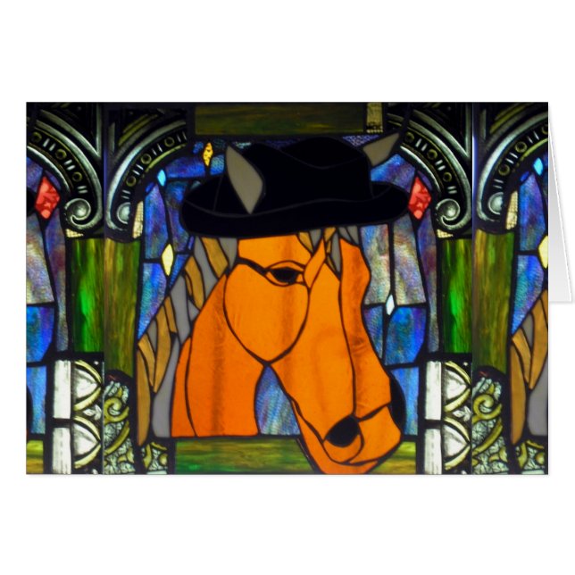 Horse wearing Hat (Front Horizontal)