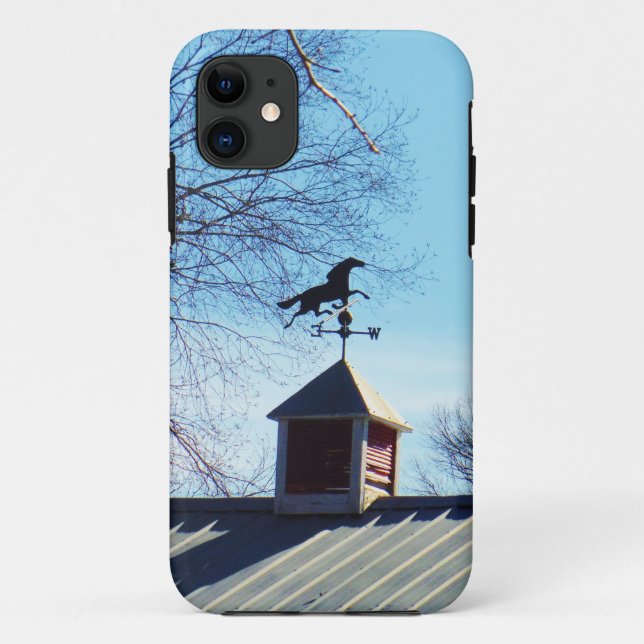 Horse Weather Vane Blue Sky Case-Mate iPhone Case (Back)