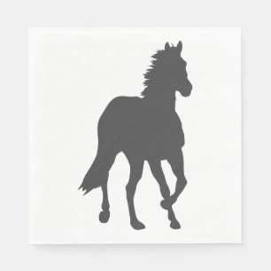 Horse Western Country Cowboy Equestrian Cowgirl Napkin