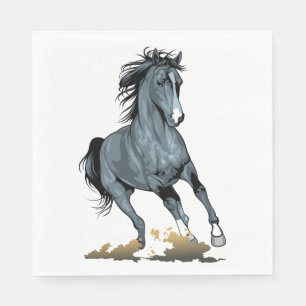 Horse Western Country Farm Cowboy Cowgirl Horses Napkin