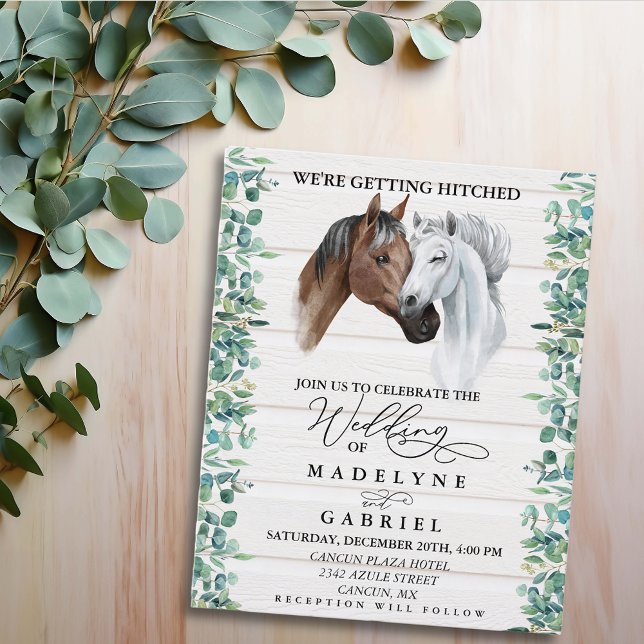 Horse Western Wedding Greenery Wood Rustic (Creator Uploaded)