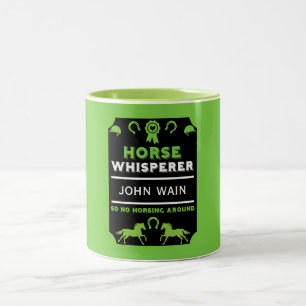Horse Whisperer Two-Tone Coffee Mug