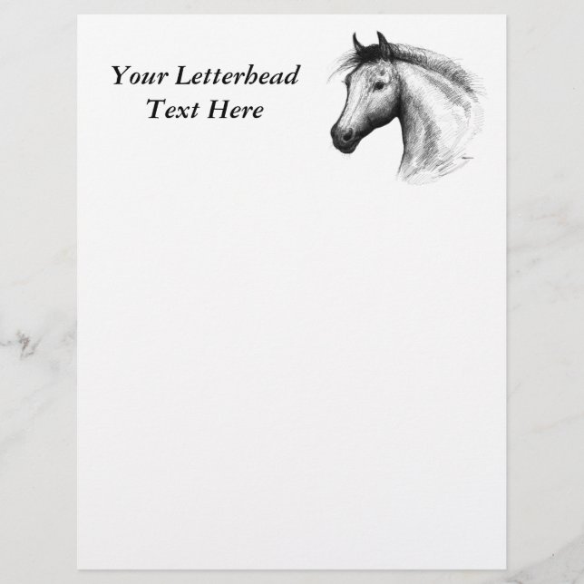 Horse:  White (Front)
