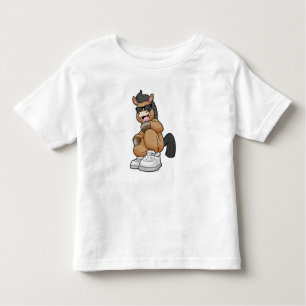 Horse with big Shoes Toddler T-Shirt