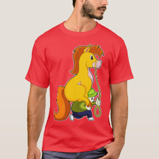 Horse with Boy T-Shirt