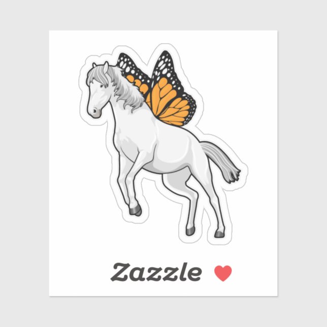 Horse with Butterfly (Sheet)