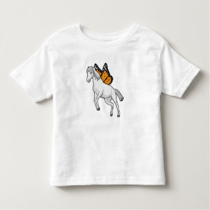 Horse with Butterfly Toddler T-Shirt