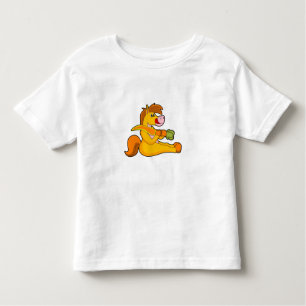 Horse with Carrot Toddler T-Shirt