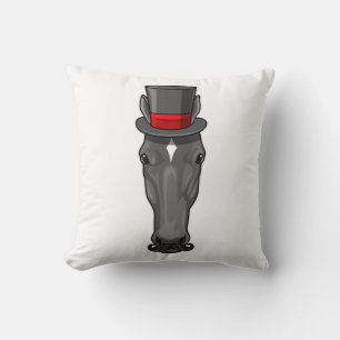 Horse with Cylinder Cushion