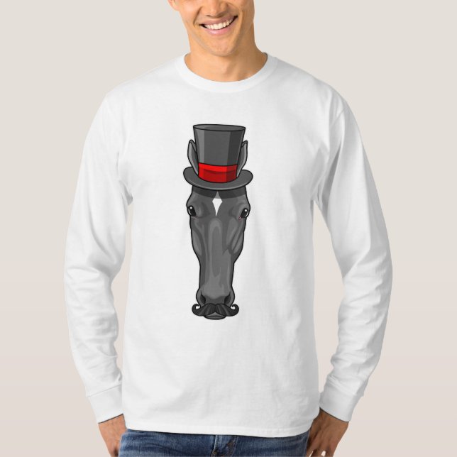 Horse with Cylinder T-Shirt (Front)