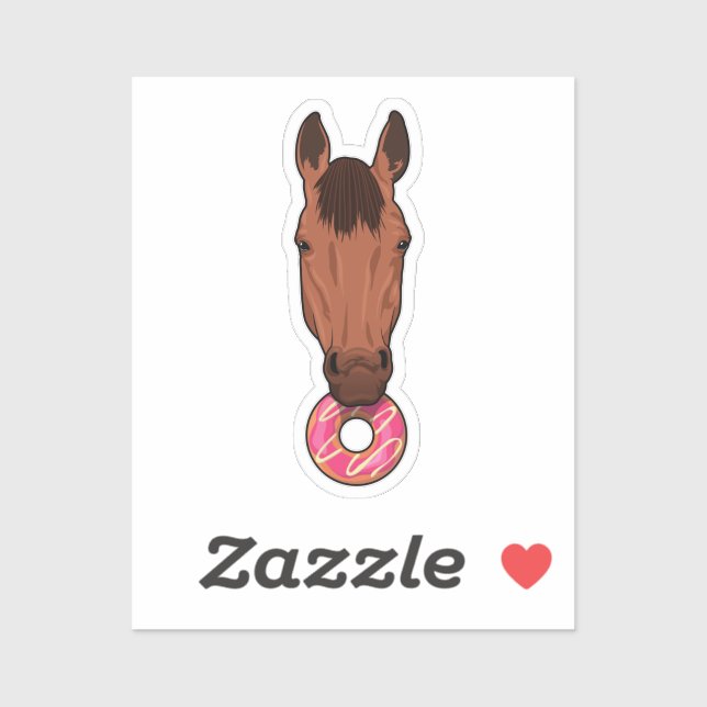Horse with Doughnut (Sheet)