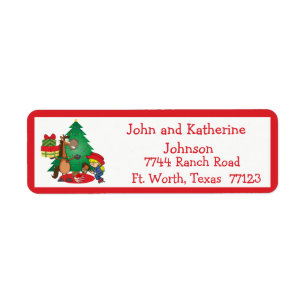 Horse With Gifts and Stick Horse Cowgirl Label