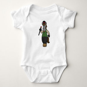 Horse with Hat & Cane Baby Bodysuit