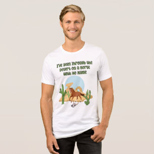 Horse With No Name Men's Bella+Canvas Tri-Blend Shirt