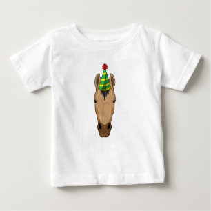 Horse with Party hat Baby T-Shirt