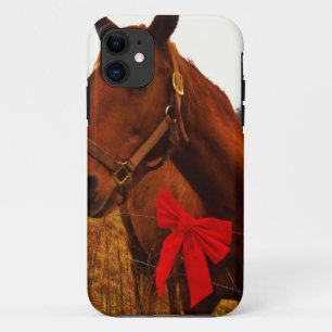 Horse with Red Bow Case-Mate iPhone Case